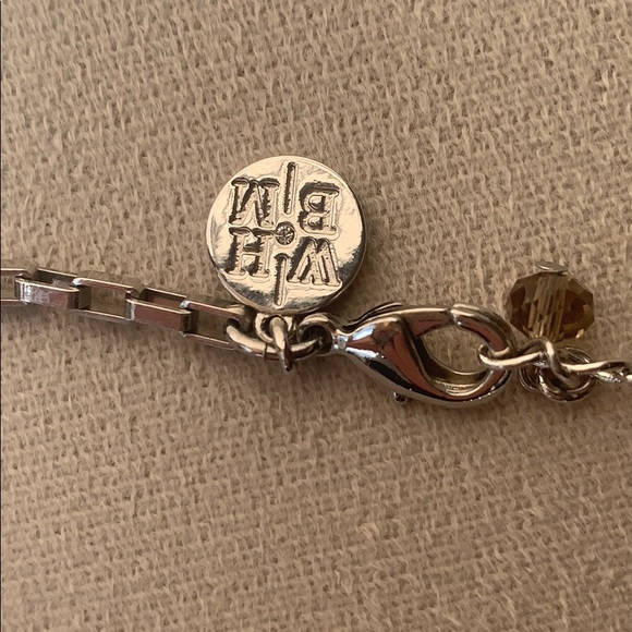 WHBM silver necklace with multicolored stones - Picture 3 of 3